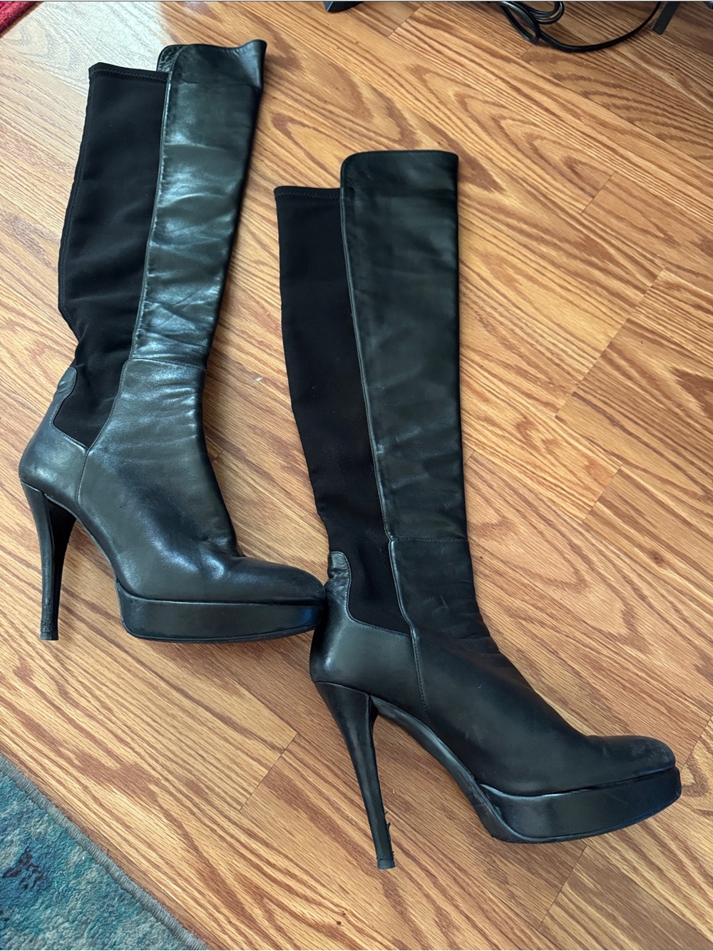 Stuart Weitzman Platform Knee-High Boots